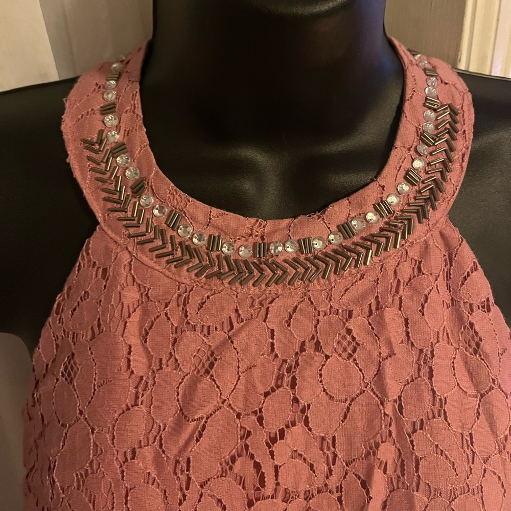 Candies foxglove lace halter dress- NWOT, never worn